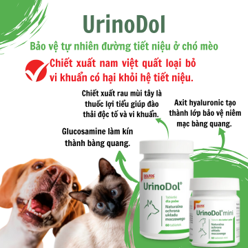 UrinoDol - Bảo vệ tự nhiên đường tiết niệu cho chó mèo