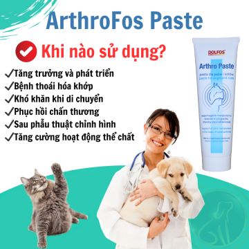 Arthro Paste 100g – Gel Hỗ Trợ Khớp Hiệu Quả Cho Mèo & Chó