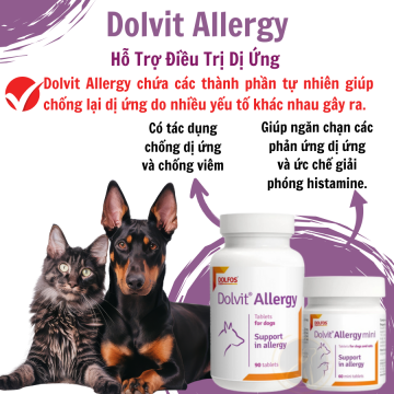 Dolvit Allergy - Hỗ trợ dị ứng cho chó mèo