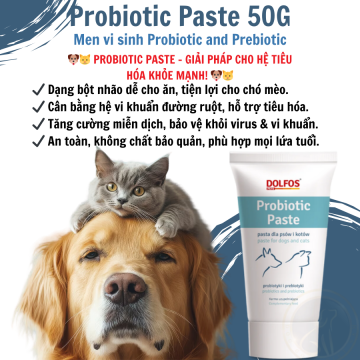 PROBIOTIC PASTE - MEN HỖ TRỢ TIÊU HÓA TỐI ƯU CHO CHÓ MÈO
