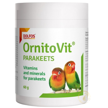 OrnitoVit PARAKEETS 60g – Vitamin & Khoáng chất cho Vẹt