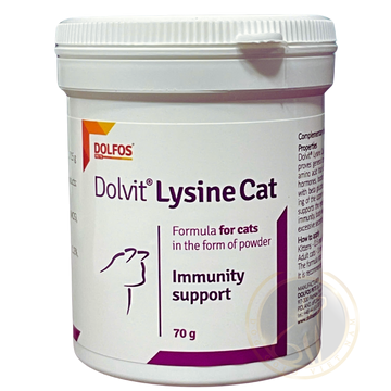 Bột Dolvit Lysine Cat – Tăng cường miễn dịch, bảo vệ toàn diện cho mèo