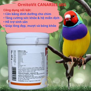 OrnitoVit® CANARIES – Vitamin Tổng Hợp Cho Chim Yến