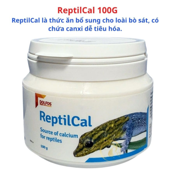 ReptilCal 100G – Bổ Sung Canxi Dễ Hấp Thu Cho Bò Sát