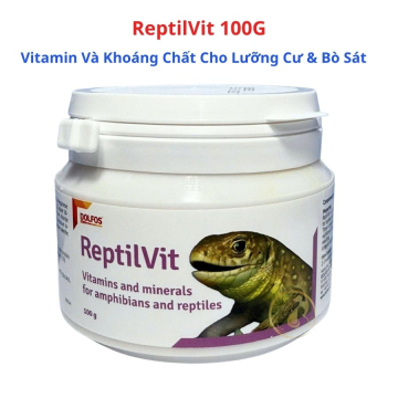 ReptilVit 100G – Vitamin & Khoáng Chất Cho Lưỡng Cư Và Bò Sát